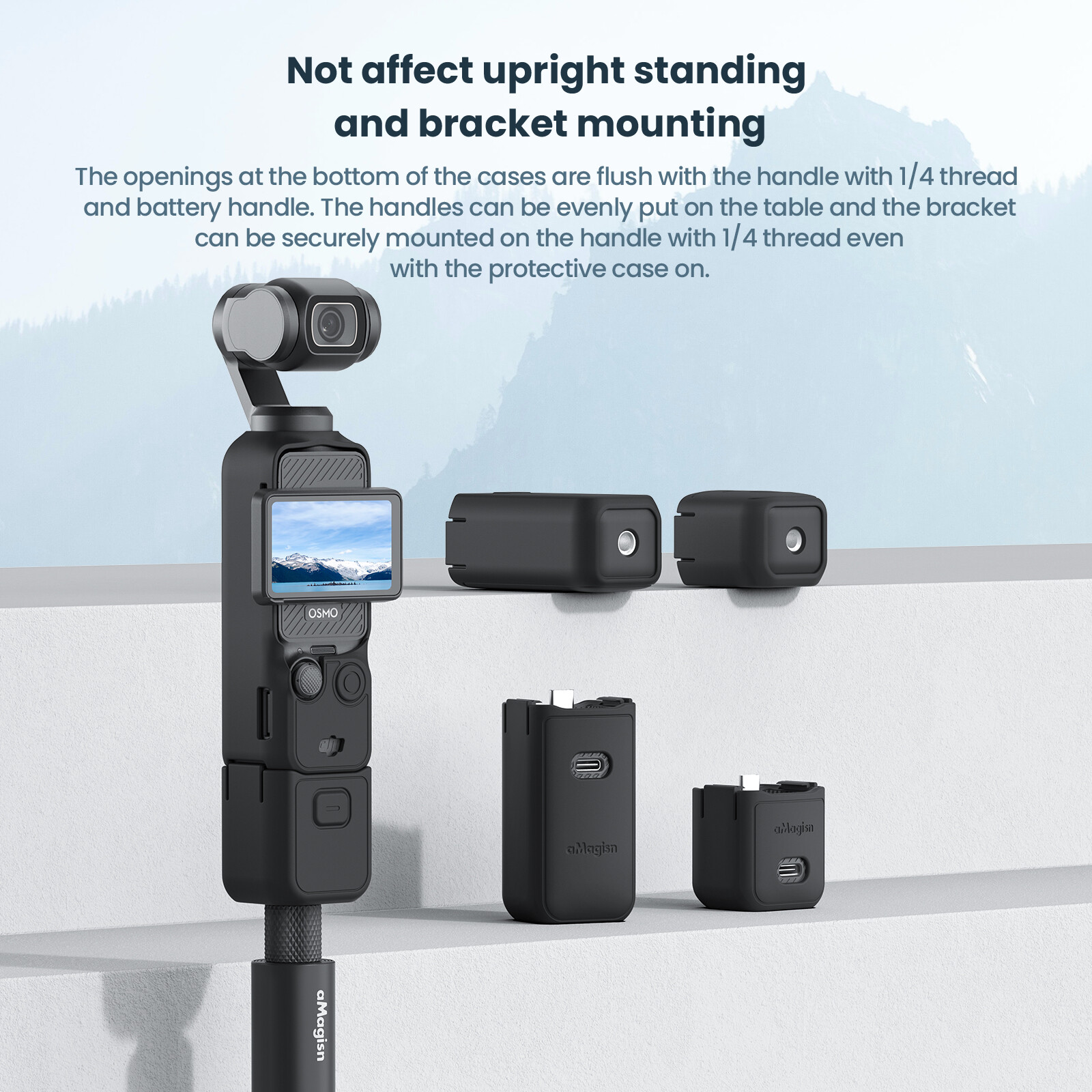 Protective Case for DJI Osmo Pocket 3 Lanyard Lens Cap