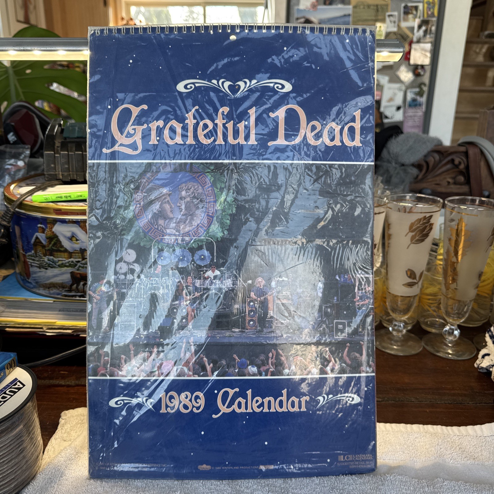 Vintage 1989 Grateful Dead Calendar ‘Deadheads’ Collectible Rare VG+!