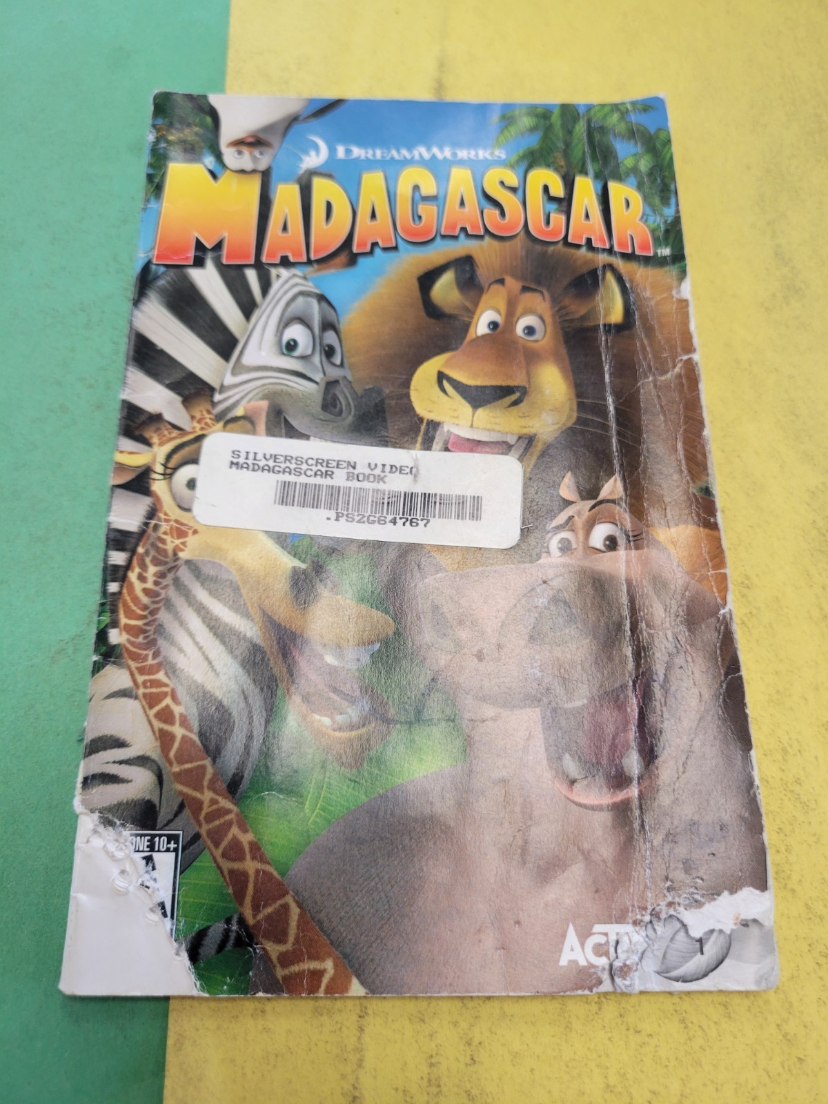 Madagascar Dream Works PS2 Playstation 2 Instruction Manual Only