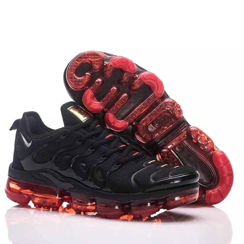 NEW shoes box Nike Air Vapormax Plus TN Red Black Men's shoes Brand New
