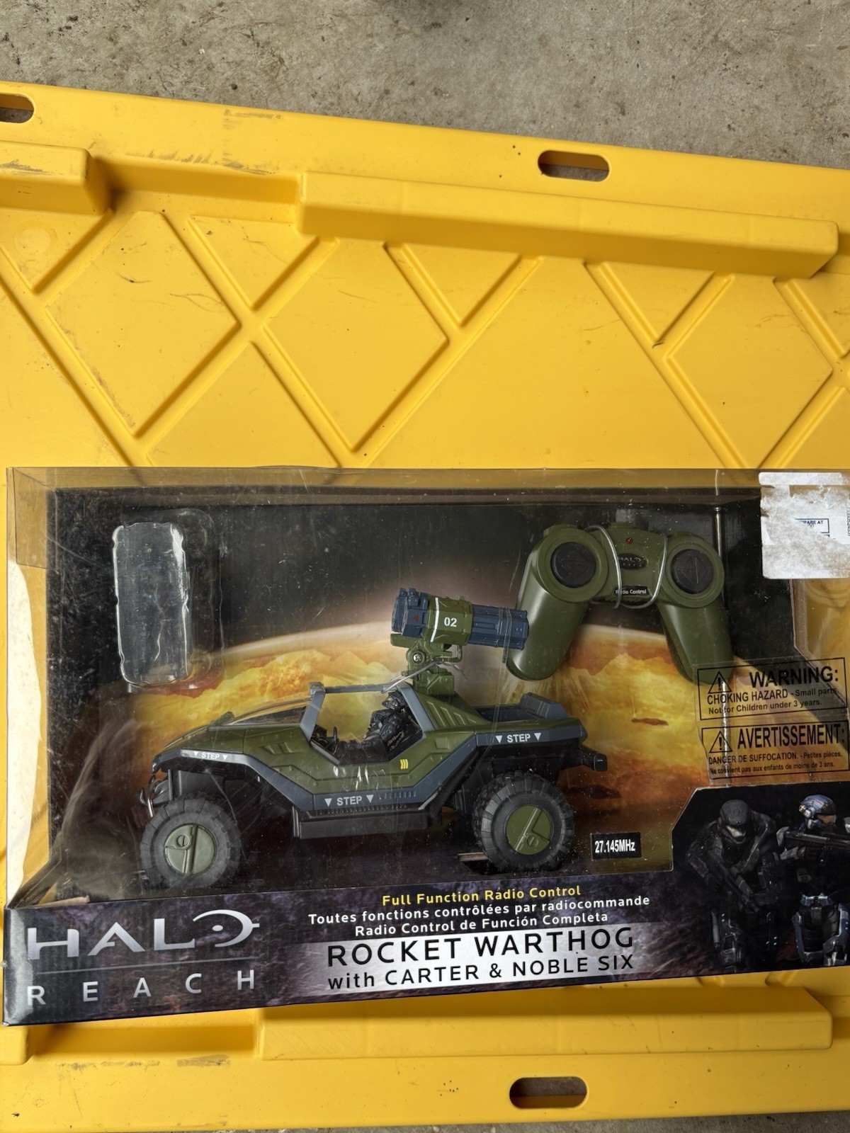 Halo Reach Rocket Warthog RC Radio Controlled w/Carter & Noble Six Never Used
