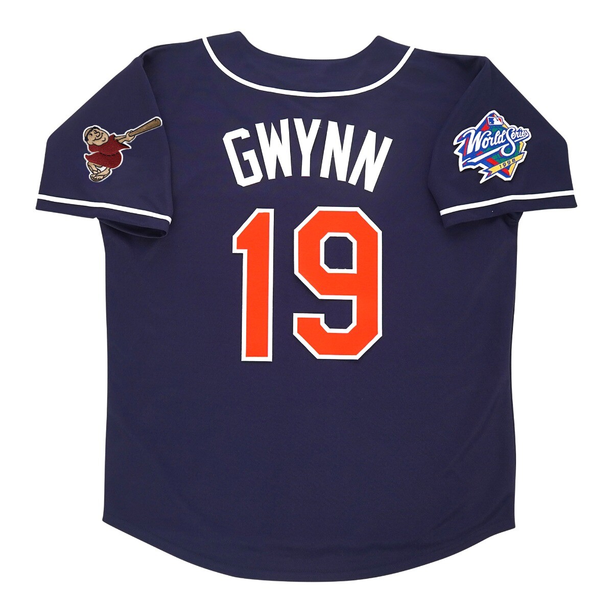 Tony Gwynn San Diego Padres 1998 World Series Alt Navy Blue Jersey Men's (S-3XL)