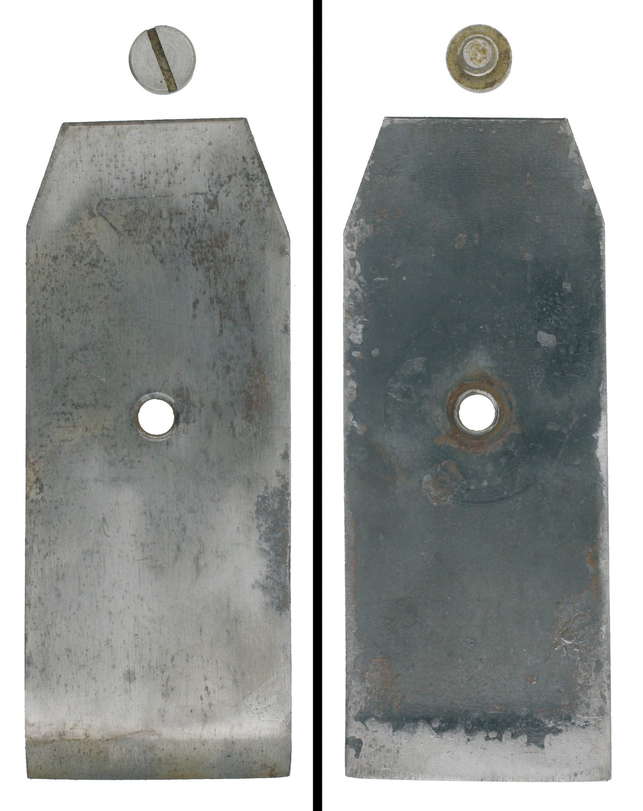 Orig. Two-Inch Chip Breaker & Fixing Screw for Wooden Bench Plane - mjdtoolparts