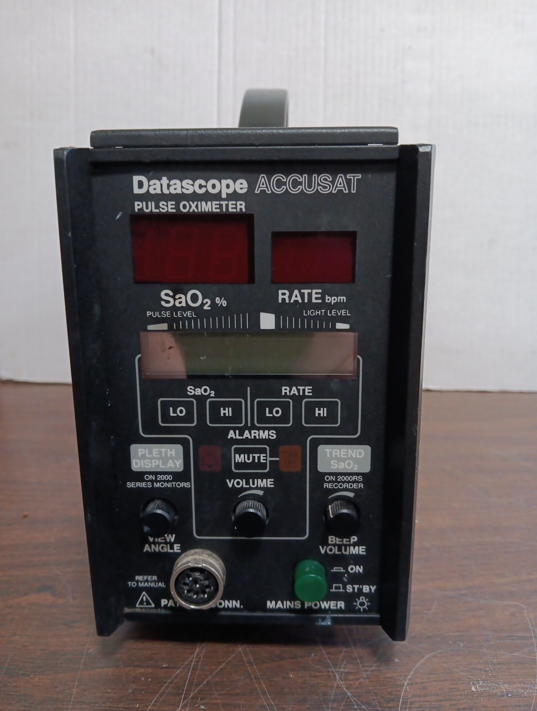 Datascope Accusat Oximeter Pulse SAO2