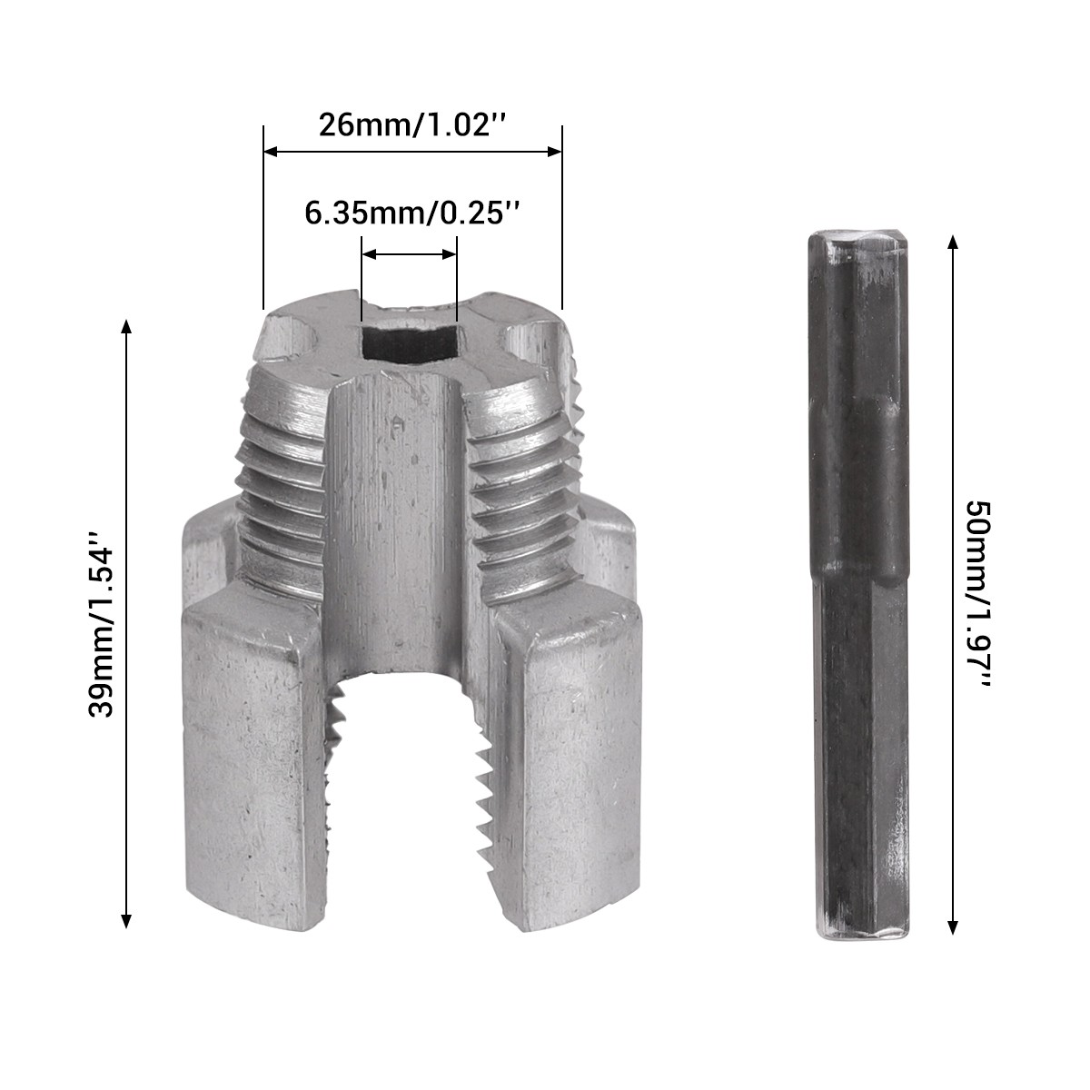 Integrated Internal & External Pipe Threading-Tool PVC Pipe Threader Cutting Kit