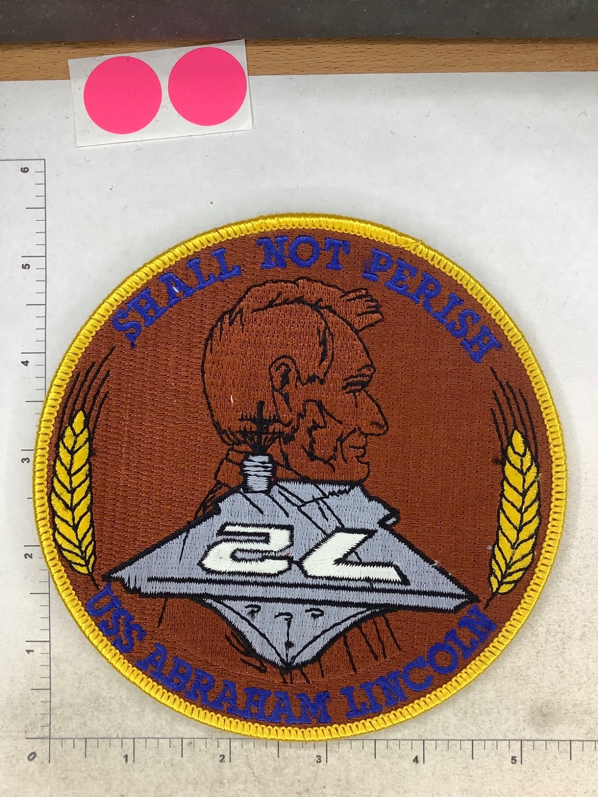 US NAVY USS ABRAHAM LINCOLN SHIPS PATCH