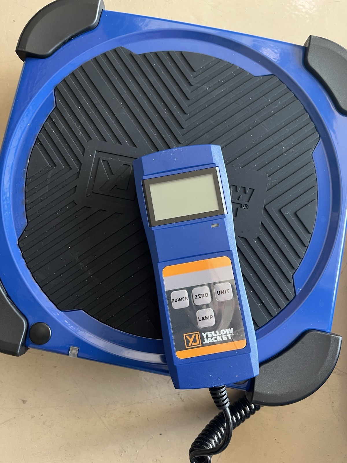 Yellow Jacket 68862 220 lb Electronic Charging Scale HVAC Refrigerants