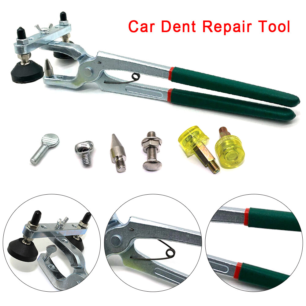 Paintless Dent Repair Pliers Auto Body Repair Kit Car Fender Edge Repair Tool US