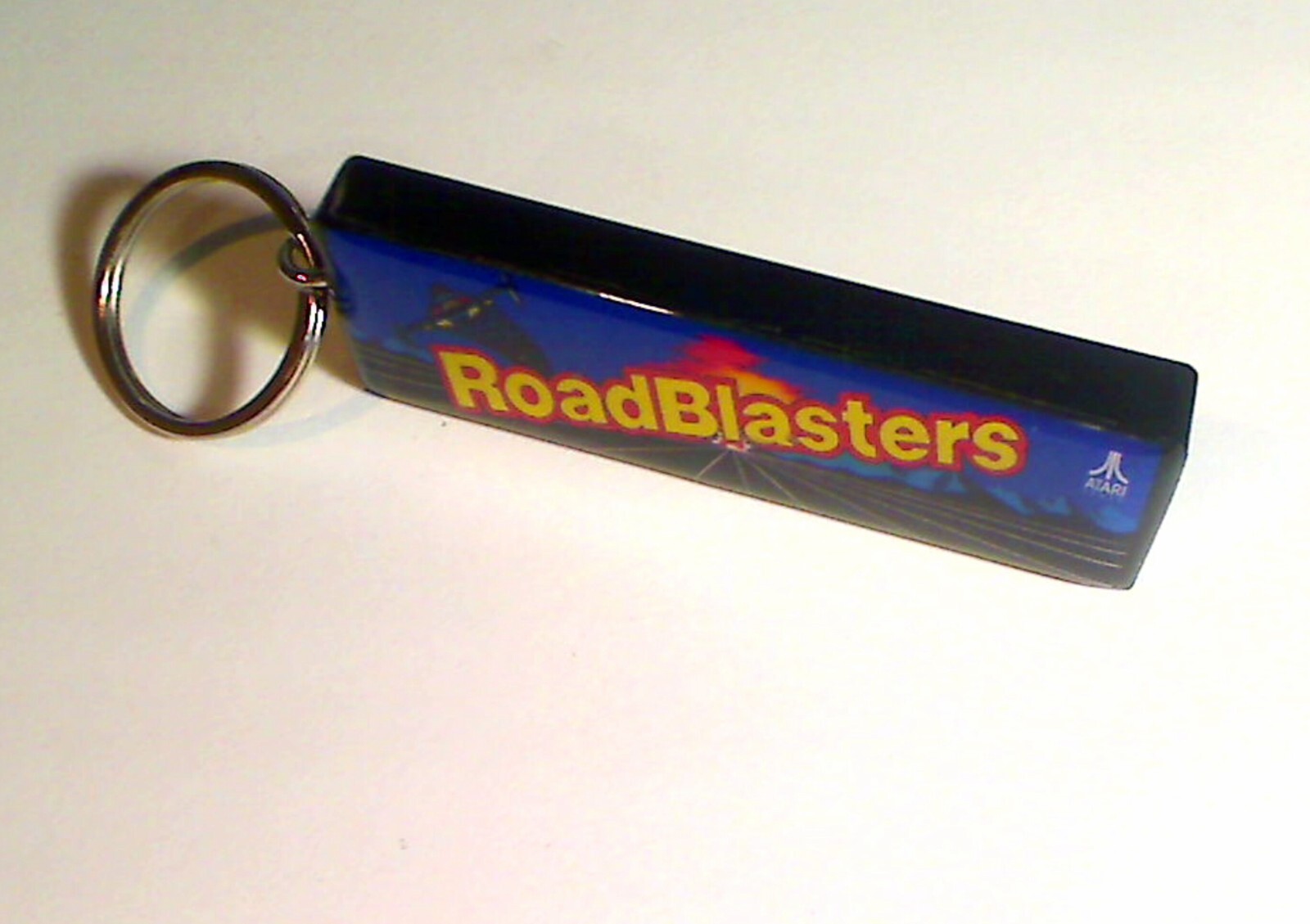 RoadBlasters Arcade Marquee Coin Door accessory Keychain