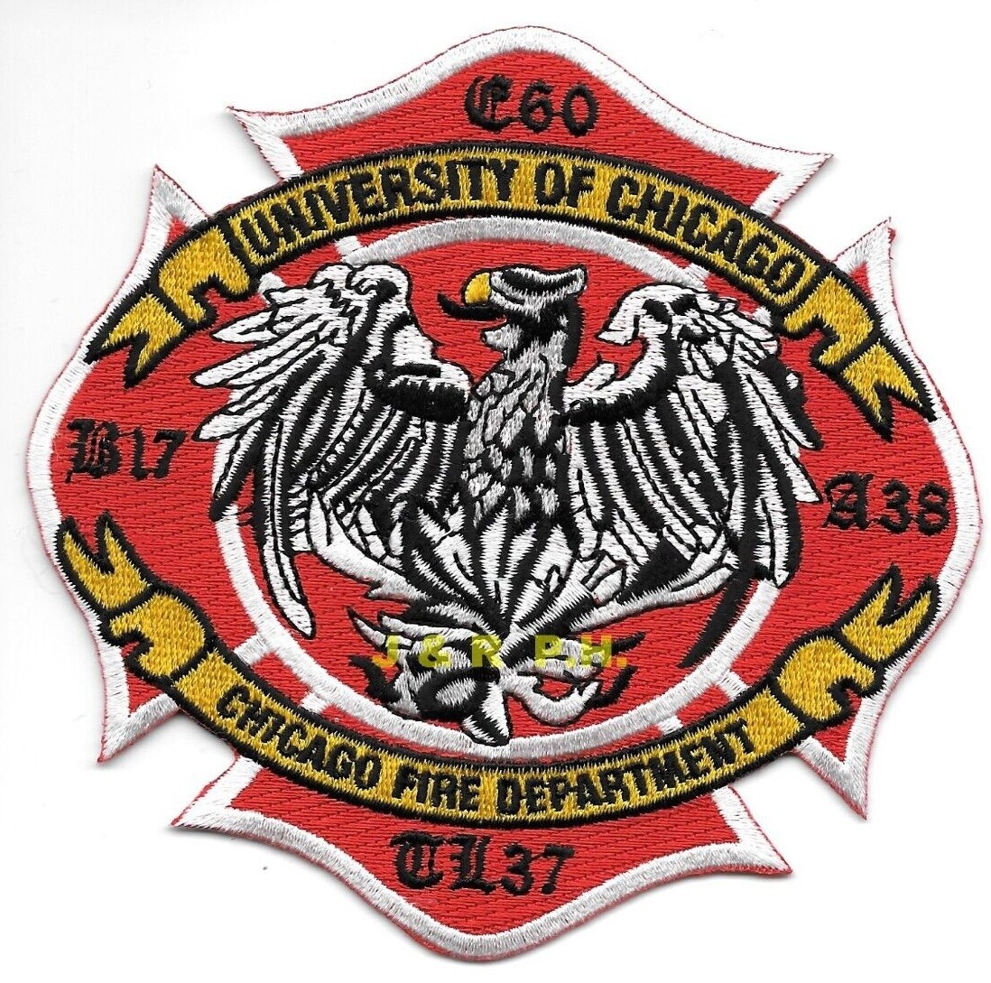 Chicago  Engine-60 / TL-37 "University", IL (4.5" x 4.25" size) fire patch