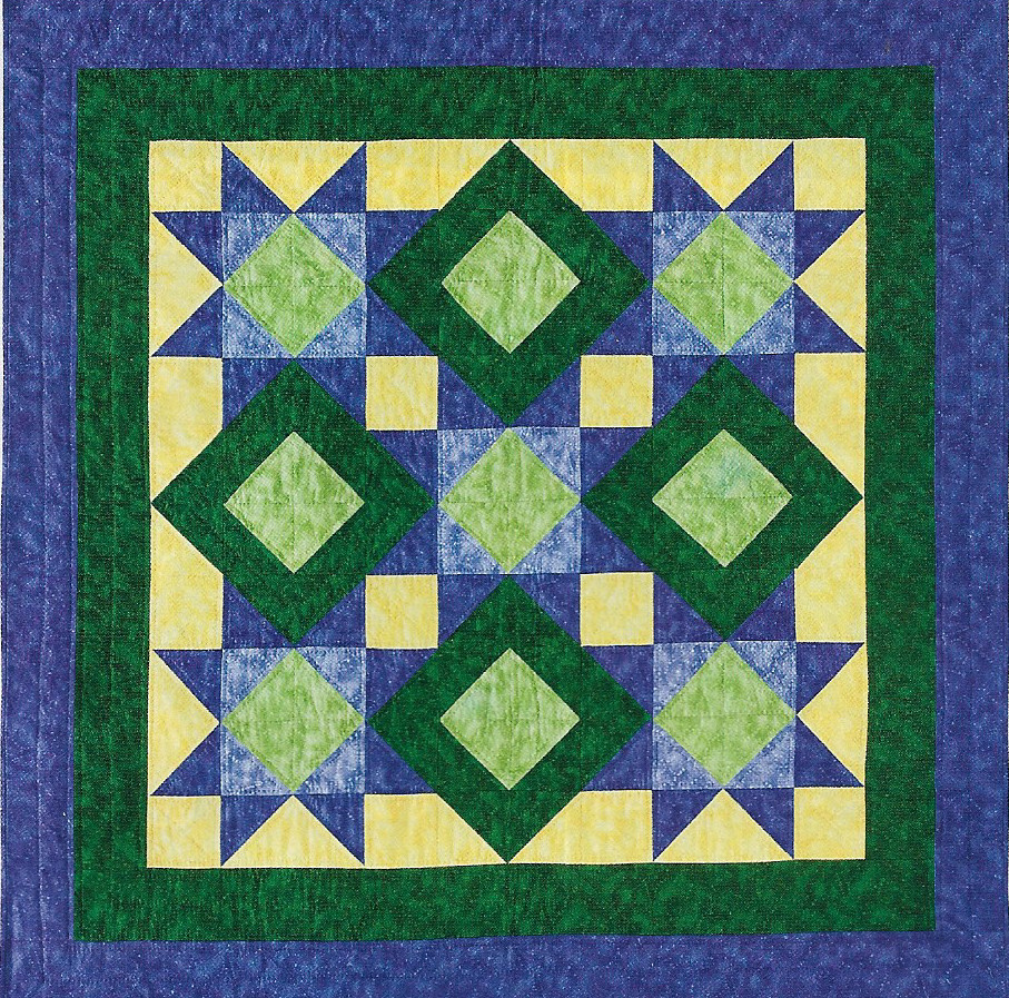 Citrus Sunburst Quilt quilting pattern instructions