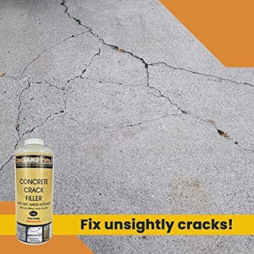 Colorized Concrete Crack Filler - HARVEST WHEAT