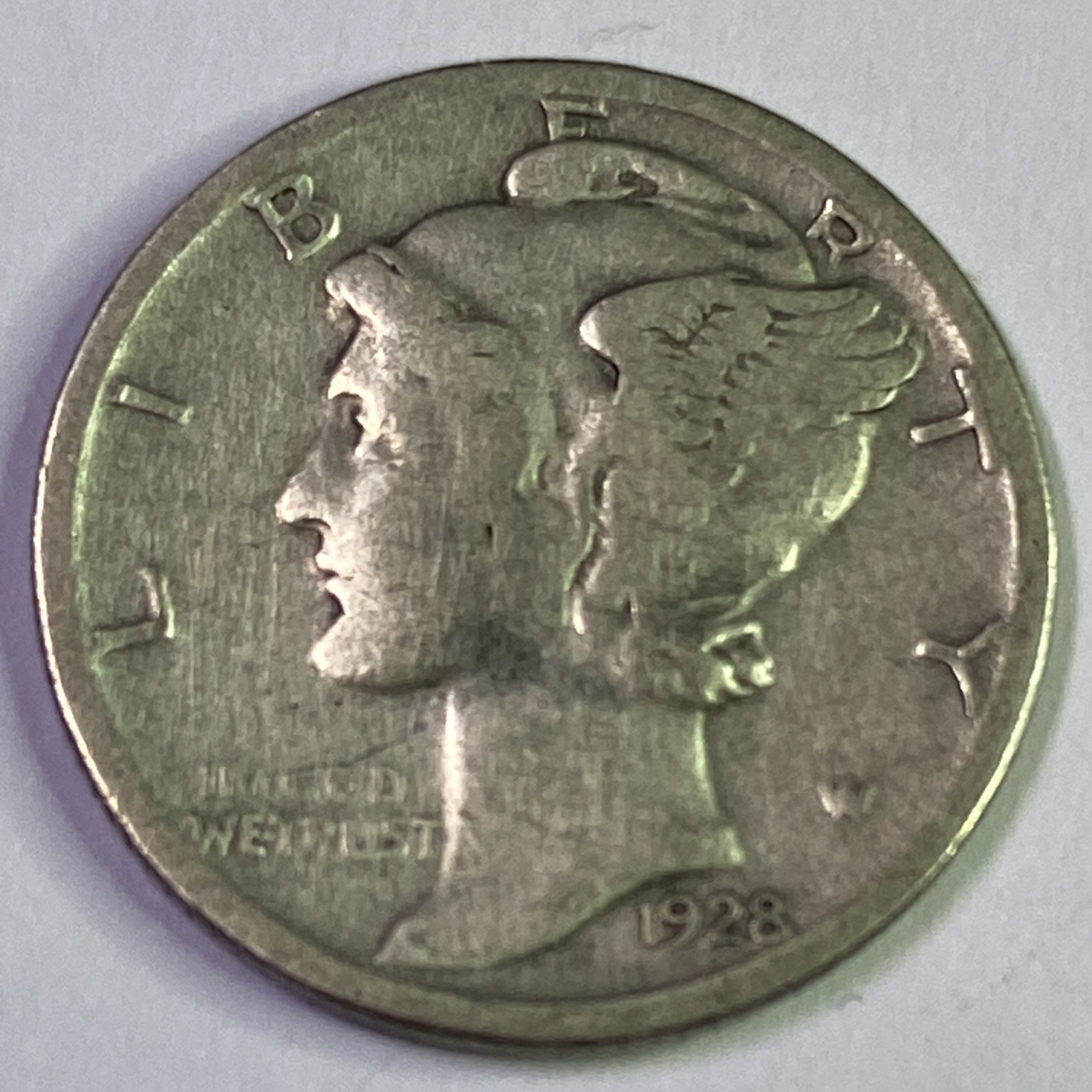 1928-S Mercury Dime - Scarce  Semi-key  Better Date  No Reserve