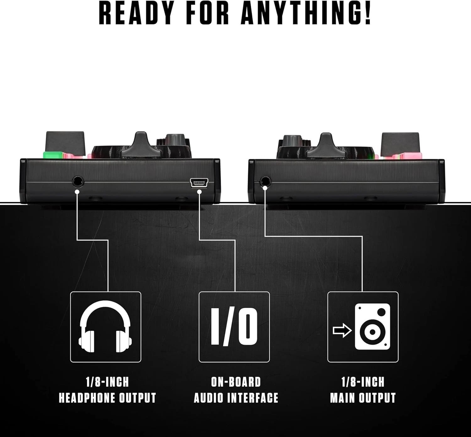 DJ2GO2 Touch - Portable DJ Controller with Access to Major Streaming Services