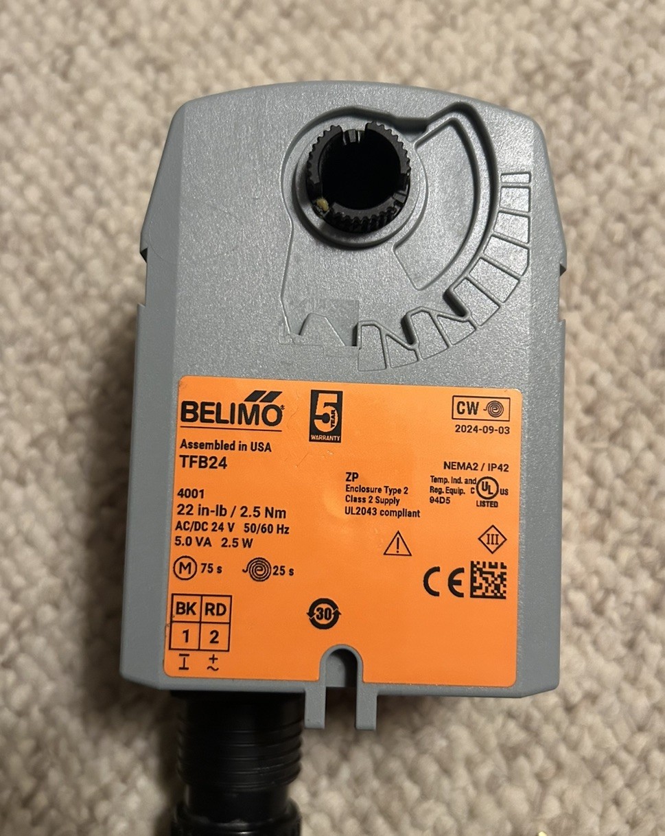 Belimo TFB 24 Actuator. See Description…