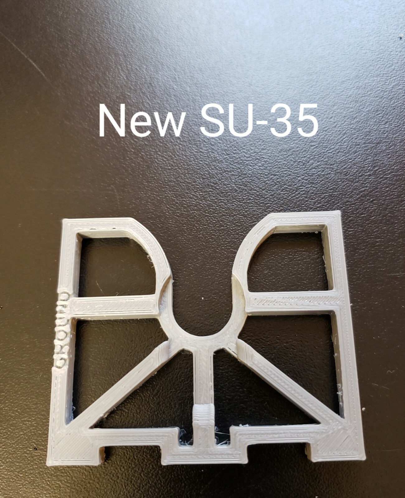Freewing SU-35 EDF NOSE GEAR BRACE 3d Printed ABS (New lighter Design)