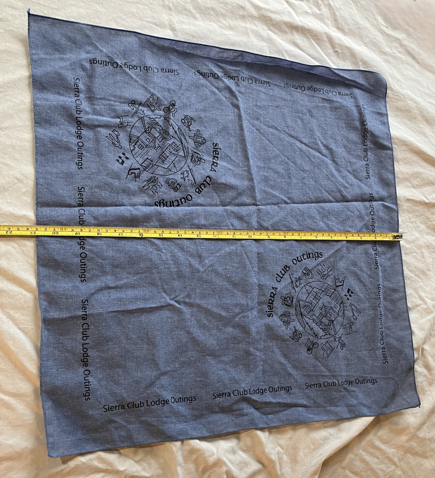 Bandana Blue Sierra Club Outings Bandana