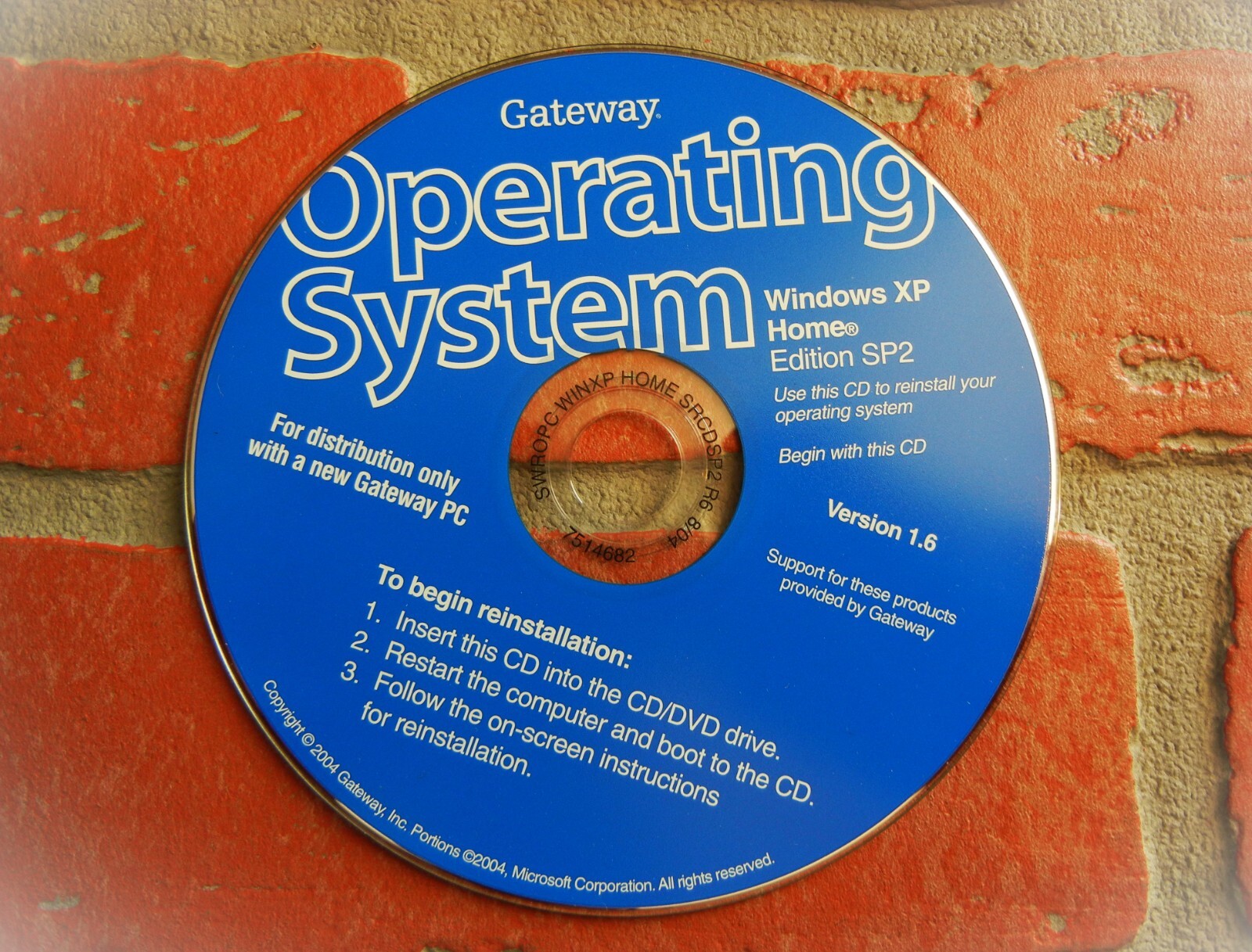 MICROSOFT XP HOME 2002 GATEWAY Vintage PC Software FOR GEEKS All Business