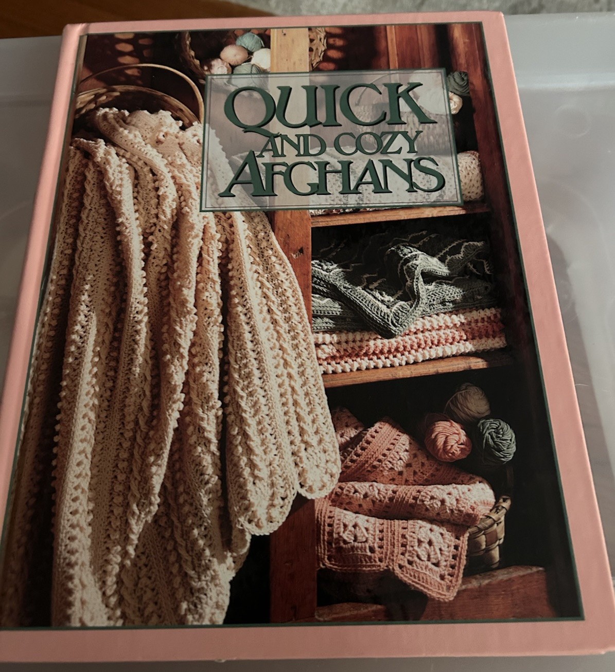 Crochet Treasury Quick and Cozy Afghans Hard cover Pattern Book