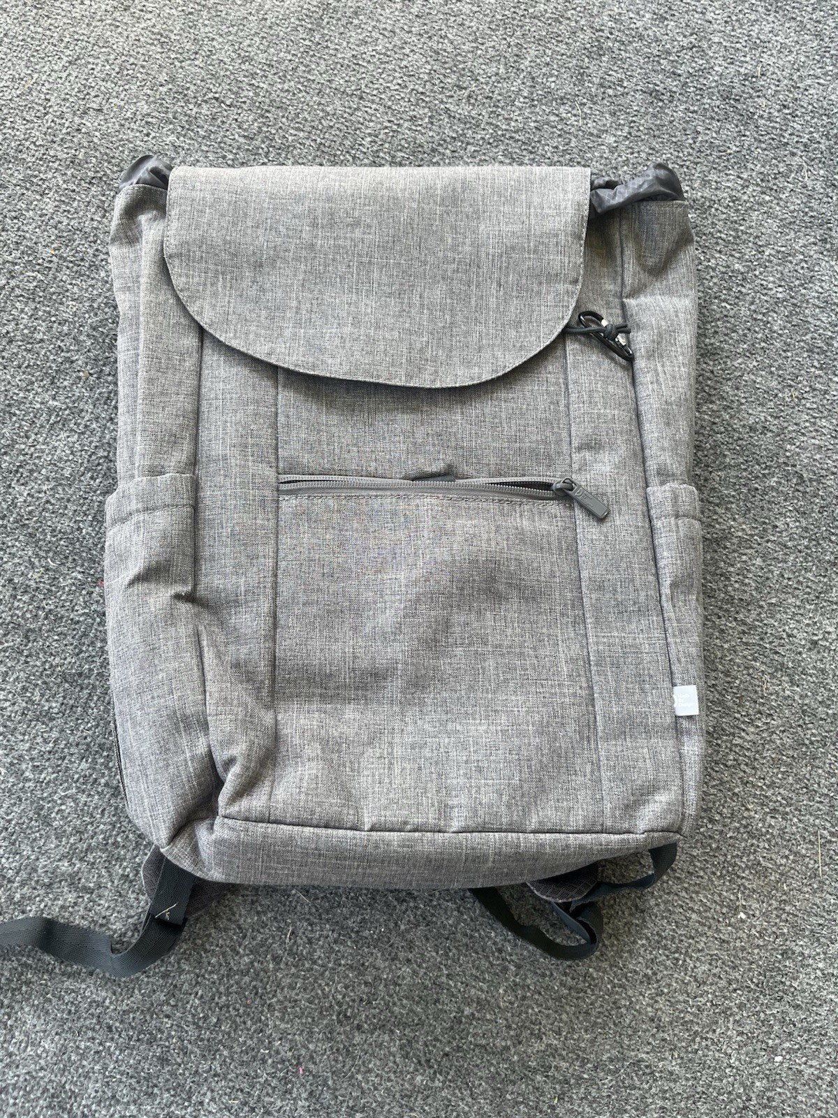 Unisex Gray 17” Draw Sting Backpack Made By Target C3