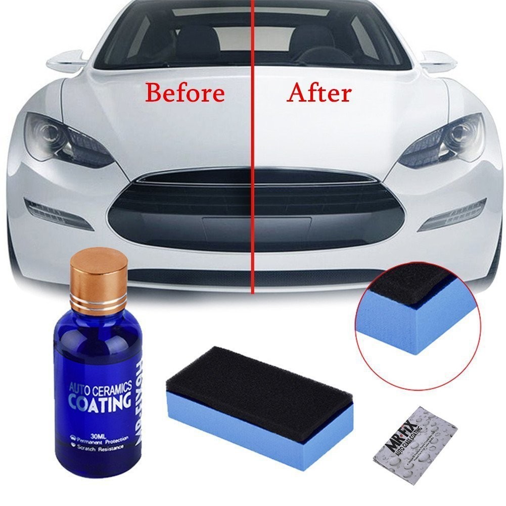 Malcm High Gloss Ceramic Car Coating Kit, Anti-scratch Polish Exterior...