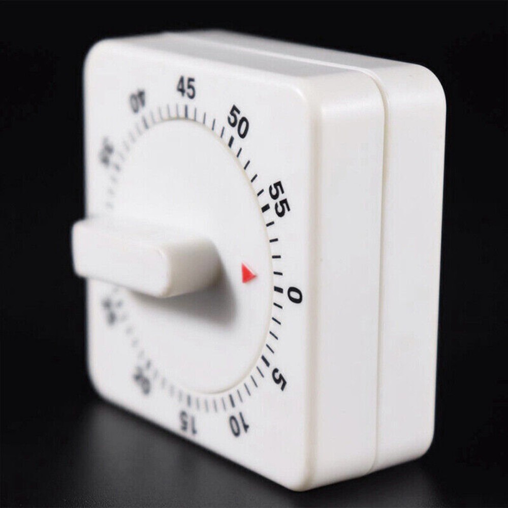 Mechanical Timer Game Count Down Counter 1Hr/60Min Alarm Kitchen Cooking Tool M