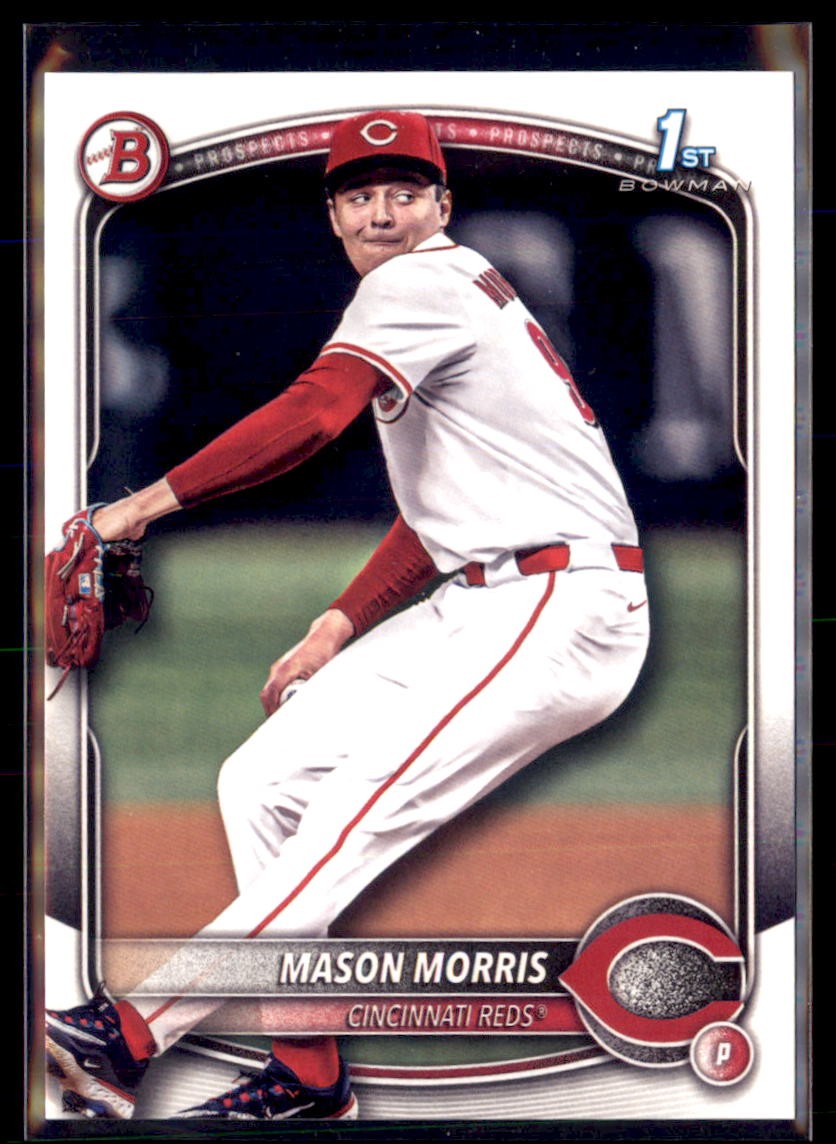 2025 Bowman  Draft Paper 1st Mason Morris Reds BD-66 5 card lot