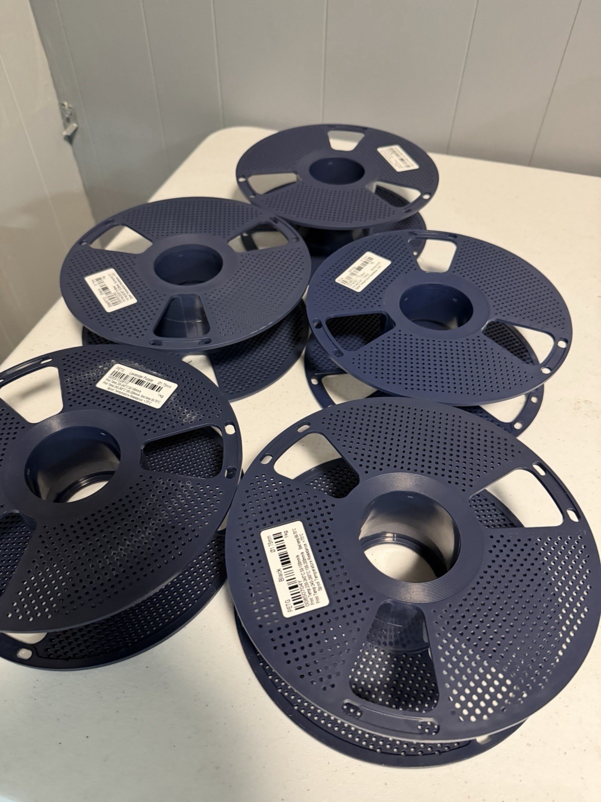 Sunlu Empty Reusable Filament Spool 5 PACK 1.75mm / 1kg  v3 LASTEST DESIGN