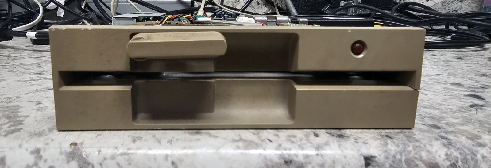 Vintage Retro Clean Fujitsu Floppy Disk Drive Beige Bezzle Vintage M2553K 03B