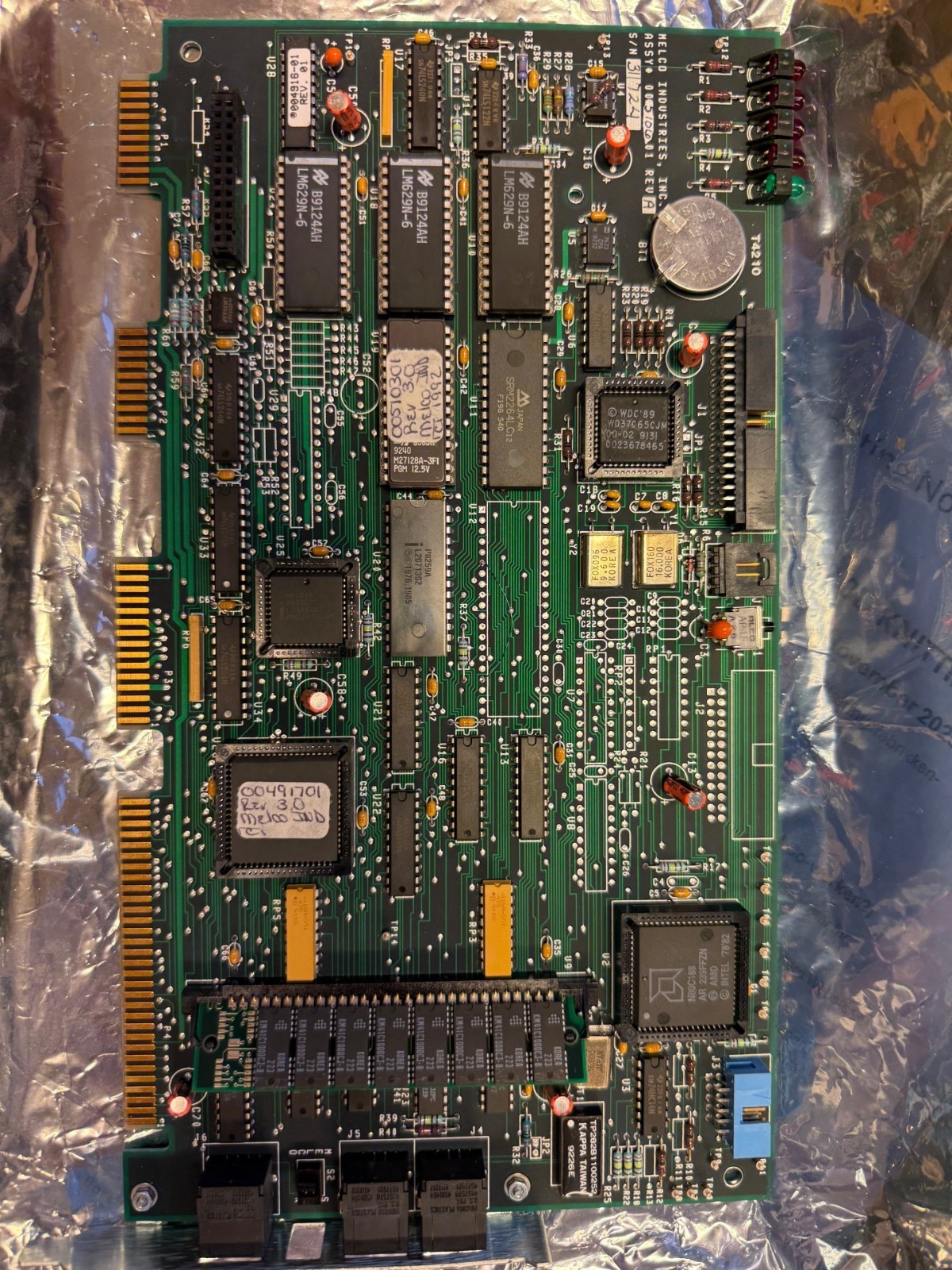 melco embroidery machine parts PCB CPU 188/disk