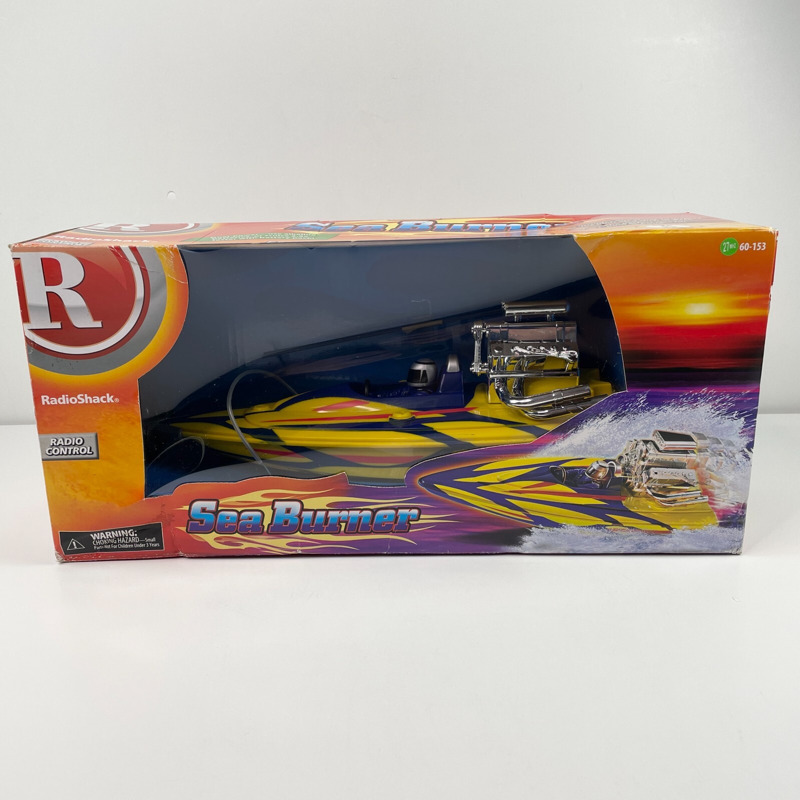Vintage Radio Shack Radioshack RC Radio Control Sea Burner Boat NEW in BOX NOS