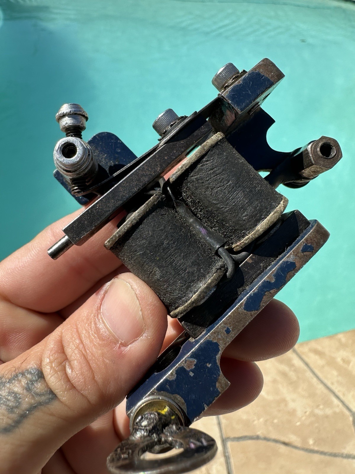 Blue Collar John Tattoo Machine Handmade Kingpin