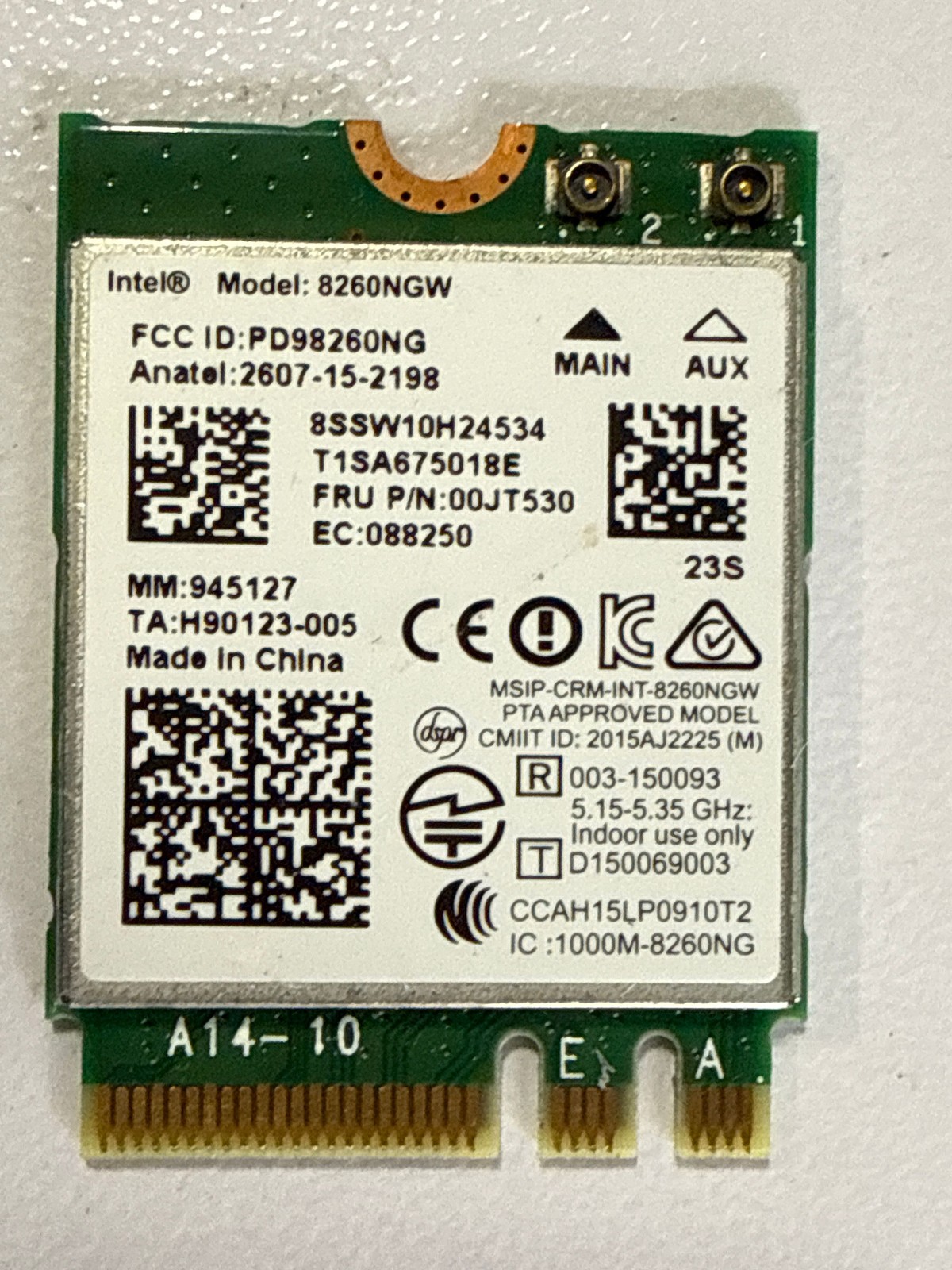 Intel 8260NGW