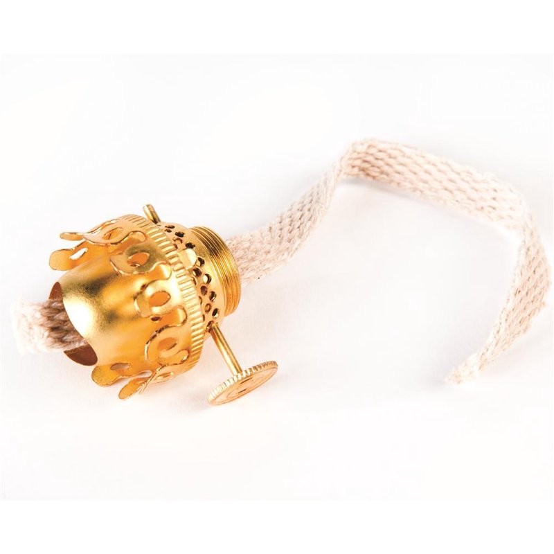 Lehman's Solid Brass Acorn Burner For Oil Lamps