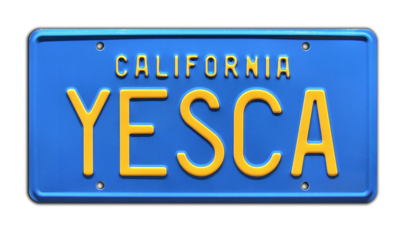 Cheech & Chong Up in Smoke | Fiberweed Van | YESCA | STAMPED Prop License Plate