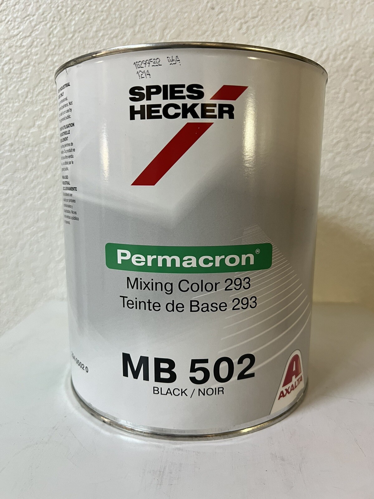 Axalta Spies Hecker Permacron MB 502 3.5 Lt 118.3 Fl.oz