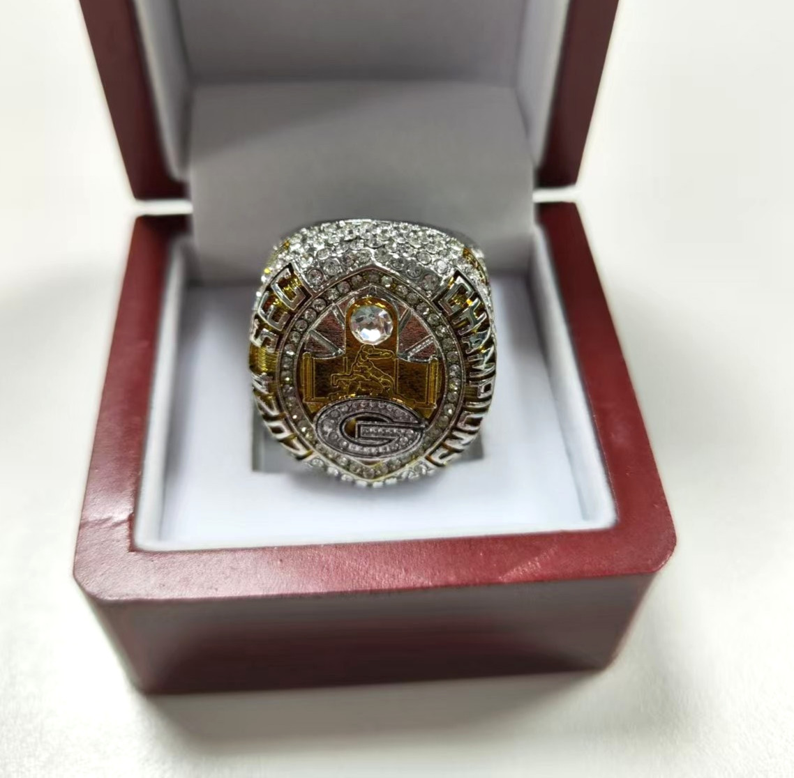 2024-2025 Georgia Bulldog Ring NCAA Championship Ring with Box Size 11