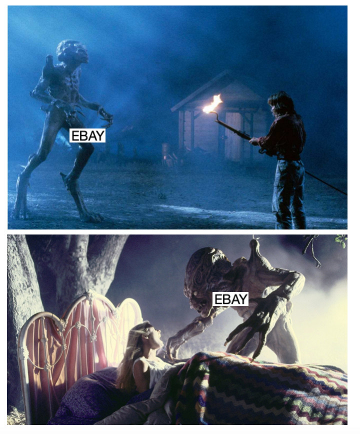 PUMPKINHEAD 1988 HORROR MOVIE PHOTOS LOT #1 (2) CULT FILM FAMOUS MONSTERS
