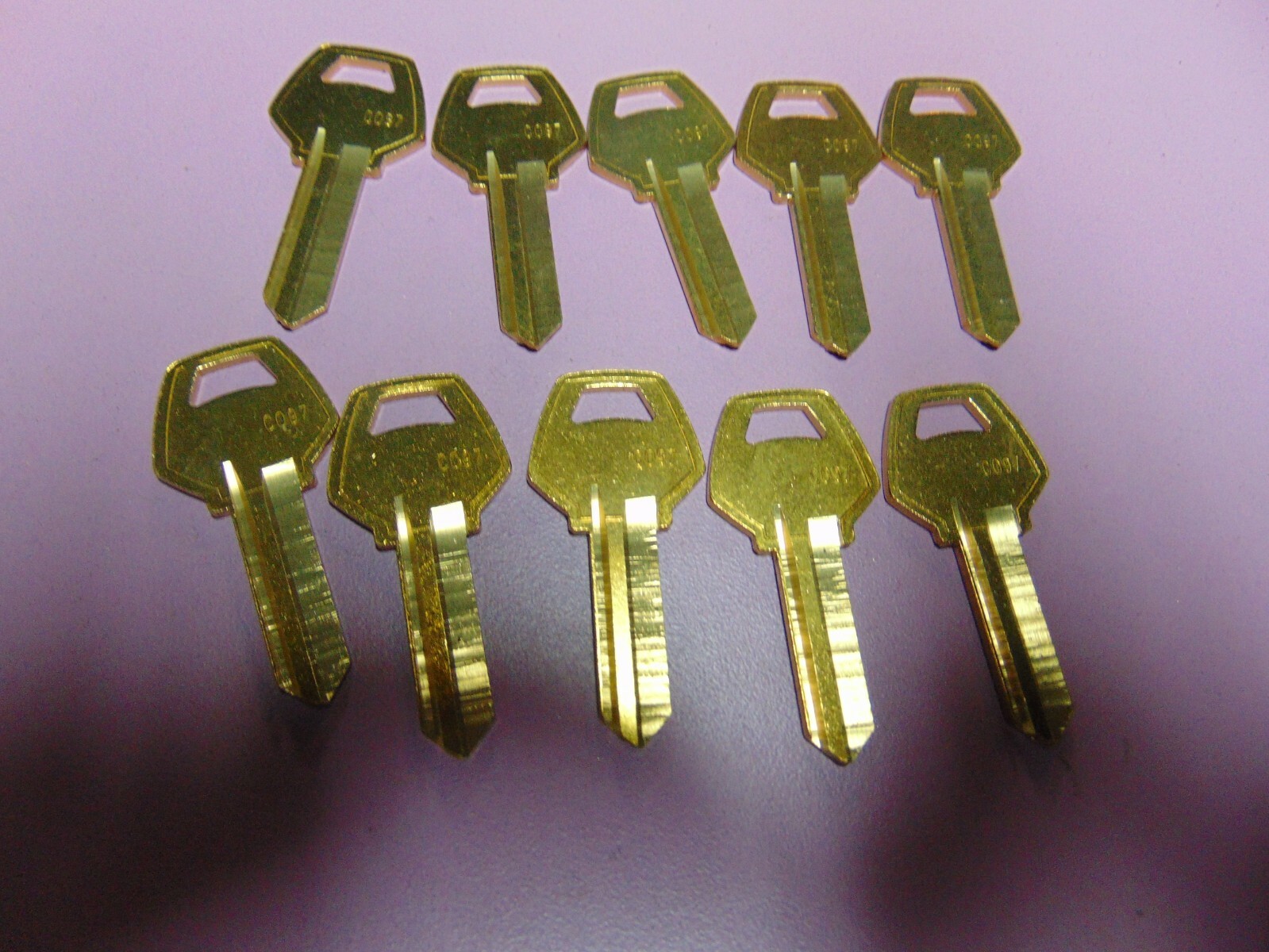 10  KEYS   CORBIN  1001 GH  KEYS BLANKS UNCUT       LOCKSMITH