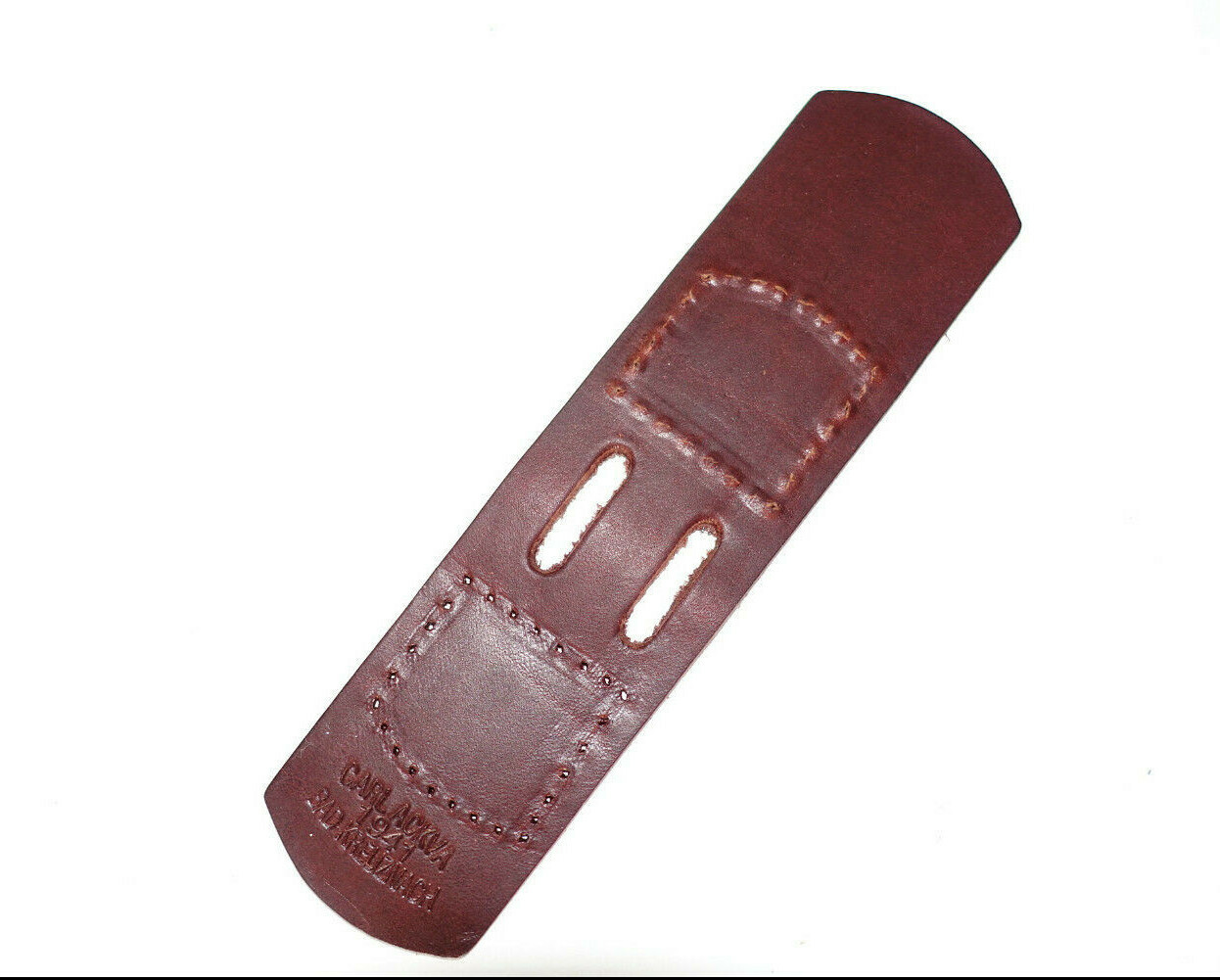 GERMAN ARMY WW2 REPRO BELT BUCKLE PULL STRAP marked CARL ACKVA  1941 aged