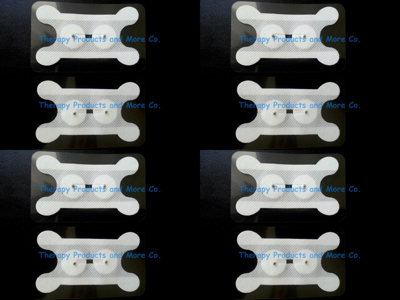 Speech Therapy Electrode Pads (40) Snap for Dysphasia Swallowing Neck Throat