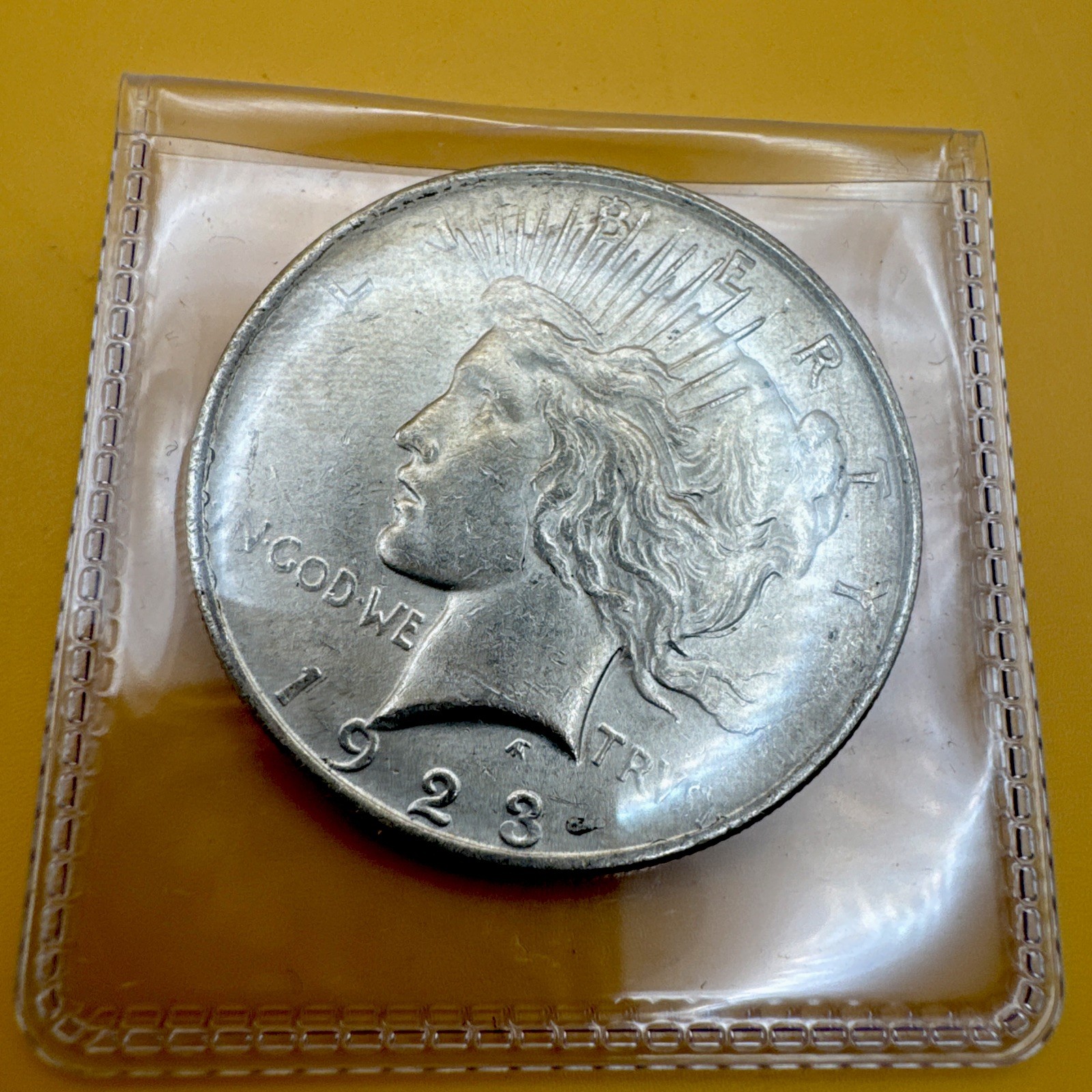 1923P Peace Silver Dollar