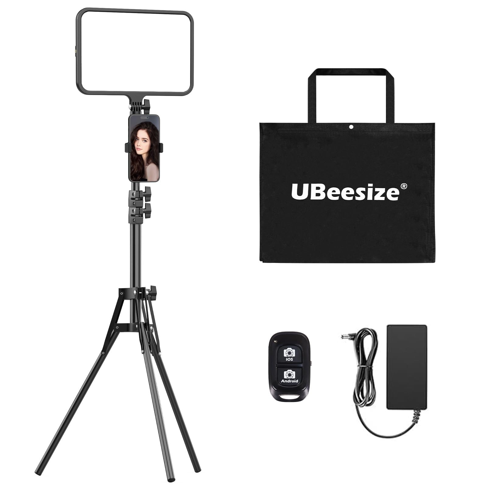 UBeesize LED Video Light Kit, Photography Lighting, 13" Studio Lights with 65...