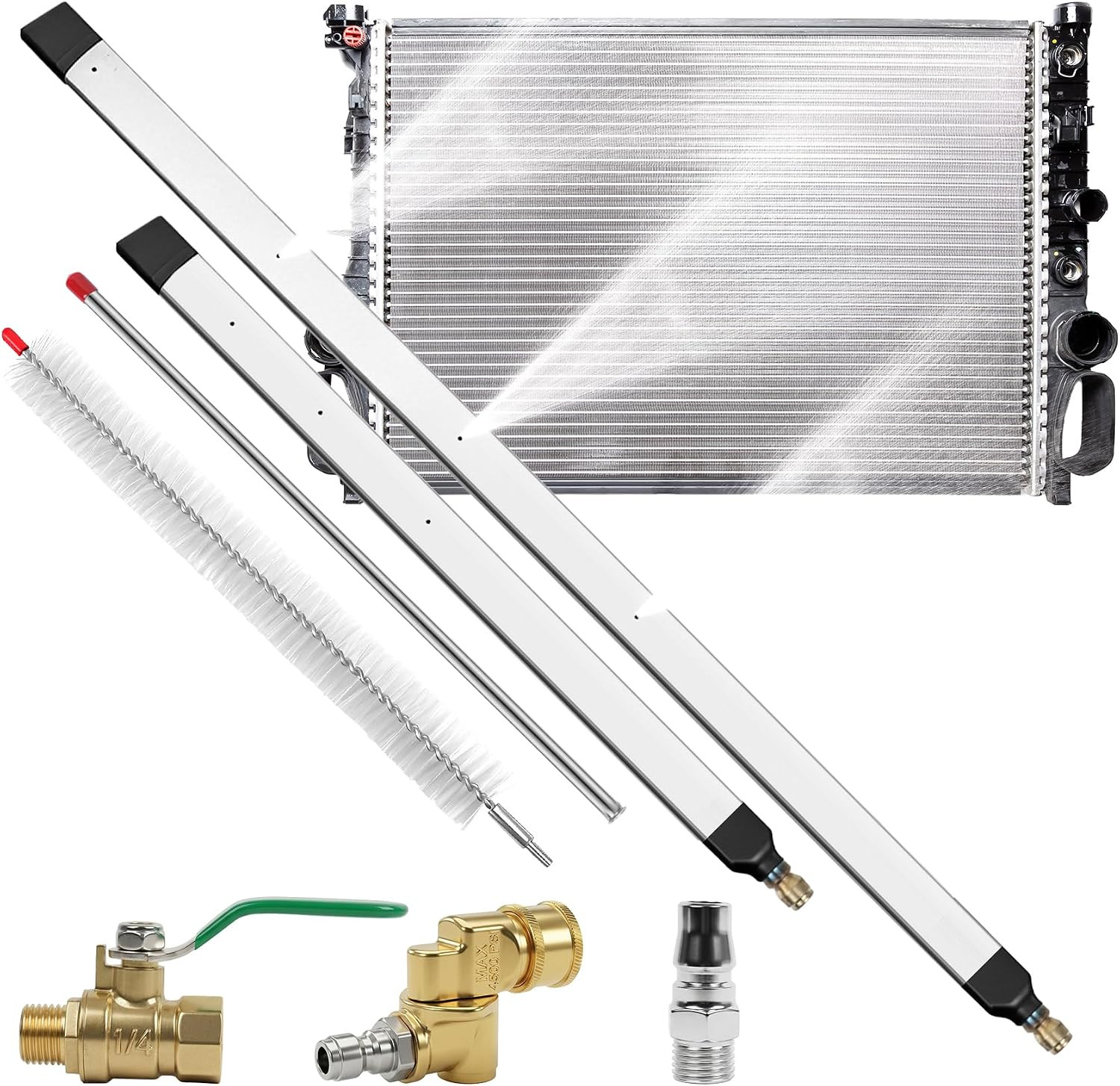 47" & 24" Radiator Air Cleaning Wand, Cleaning Wand Set, 2PCS | 4 Precision 25°