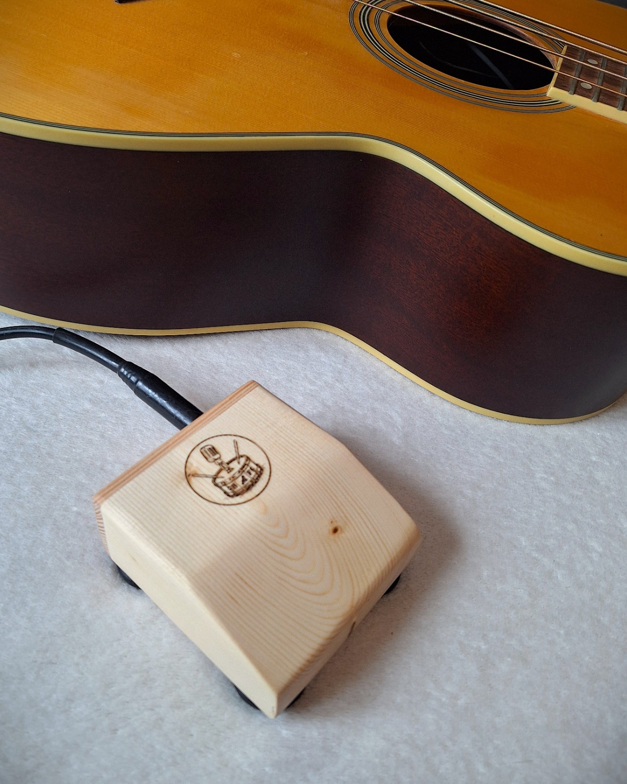 S1 professional Stompbox Snap Snare Percussion Foot-drum, Rhyth-Mic, Cajon Solid