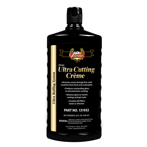 Presta 131932 Strata Ultra Cutting Creme Polishing Compound (32 fl oz)