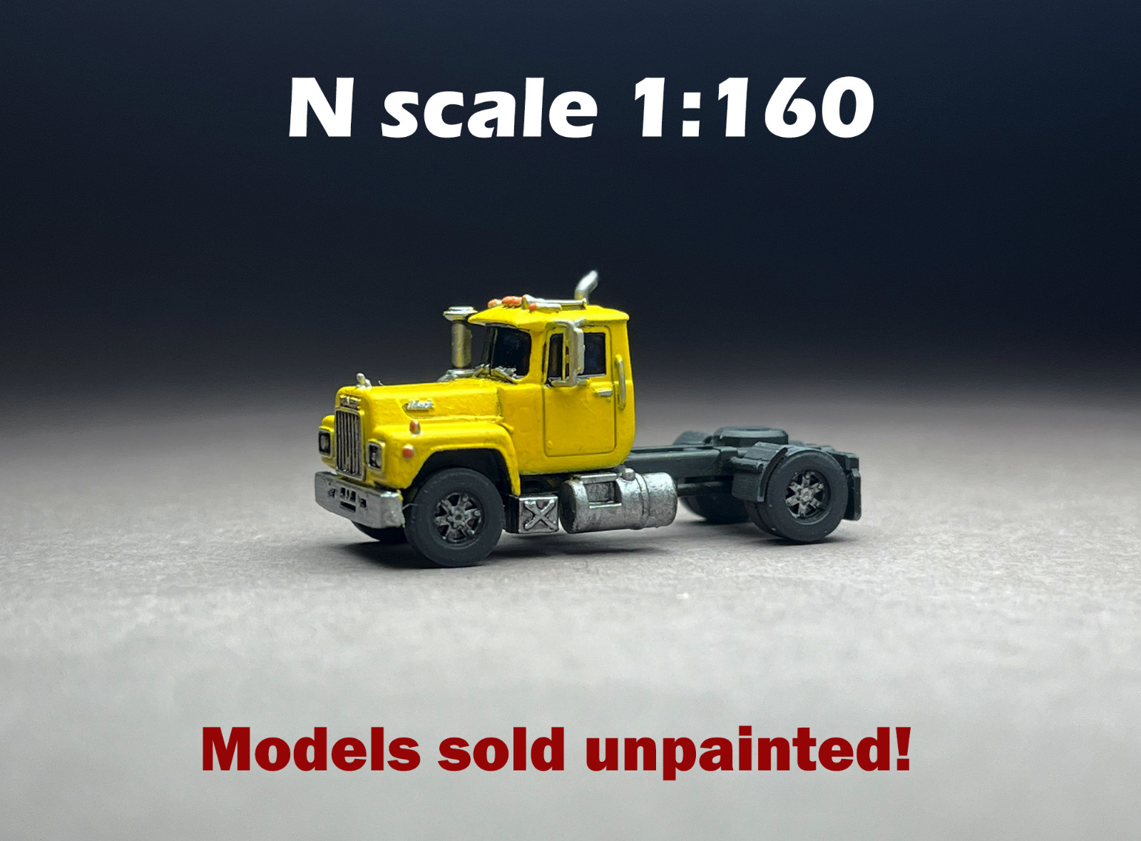 N Scale (1:160)  American Bulldog R series Single Semi - UNPAINTED, NOT A  TOY!