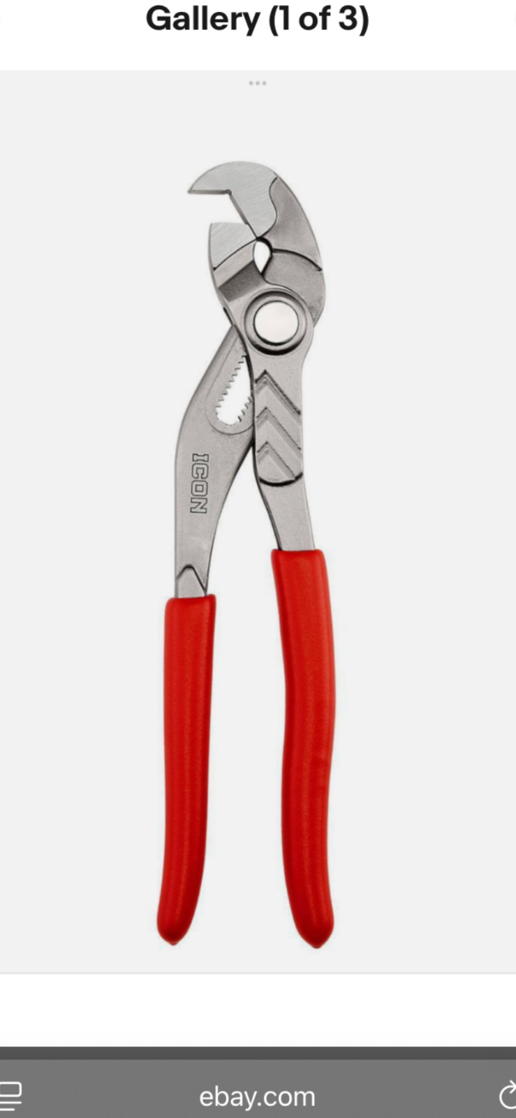 ICON  MULTI SLIP-JOINT PARROT NOSE PLIERS 10"