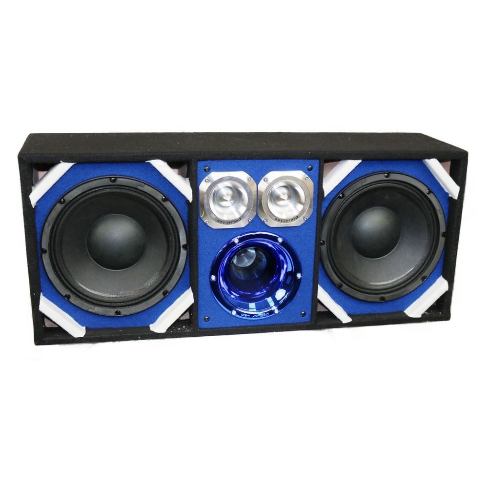 Deejay LED TBH10BLUE_6 Chuchera Box w/10in Woofers & Horn