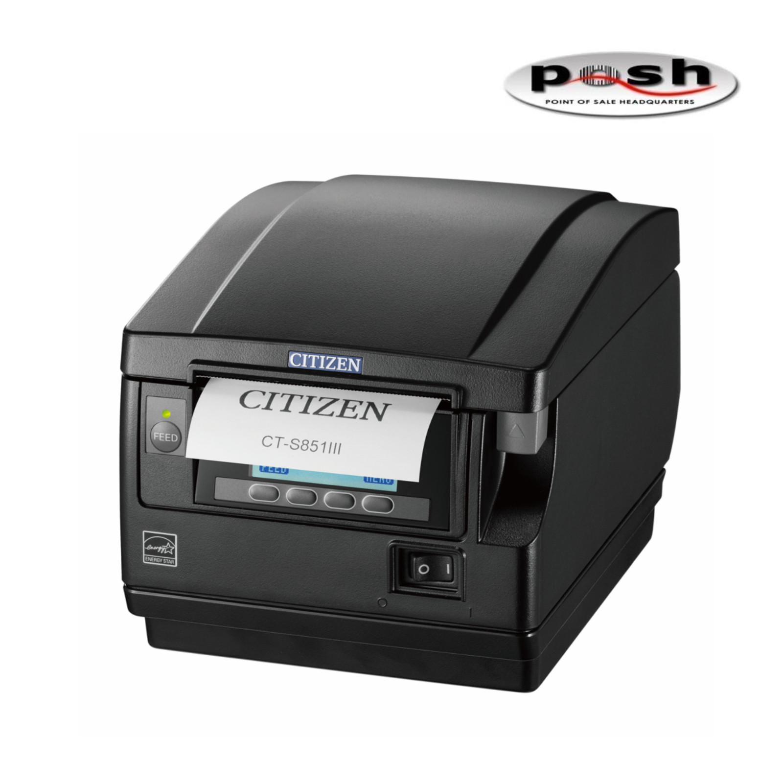 Citizen CT-S851III Thermal POS Receipt Printer Front Exit LAN USB